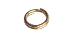 Кольцо для бус двойное, 0,8*7 мм, под золото, 25 шт.