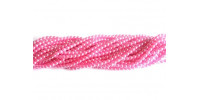 Искусственный жемчуг ярко-розовый 4мм, 50шт. (Чехия)