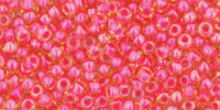 TR11 #979 прозрачный топаз внутренний цвет светящийся горячий розовый 