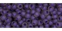 TR15 #928FM  матовый аметист внутренний цвет непрозрачный фиолетовый