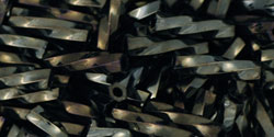 TW03 #83 витой стеклярус металлизированный коричневый ирис (Артикул снят с производства!)