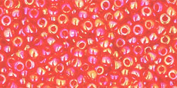 TR15 #165 прозрачный радужный светлый сиам рубин